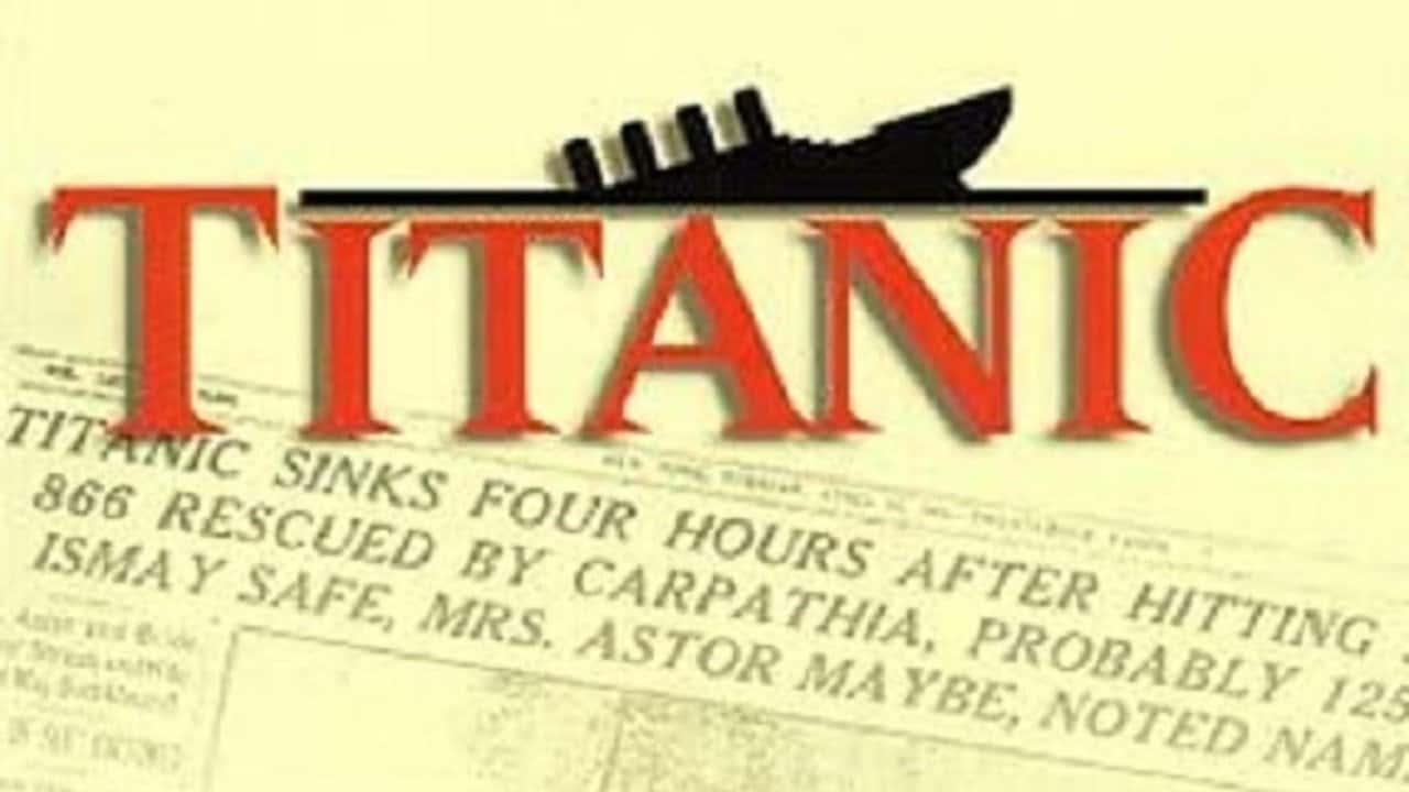Titanic backdrop