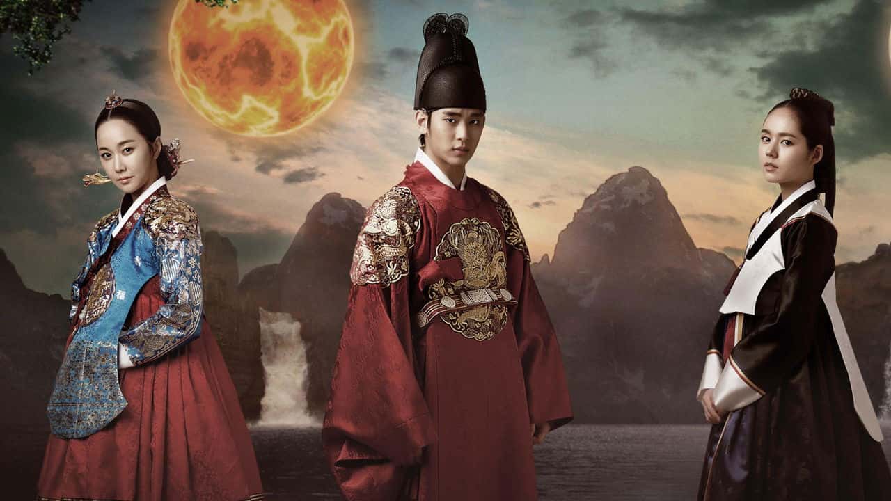 The Moon Embracing the Sun backdrop