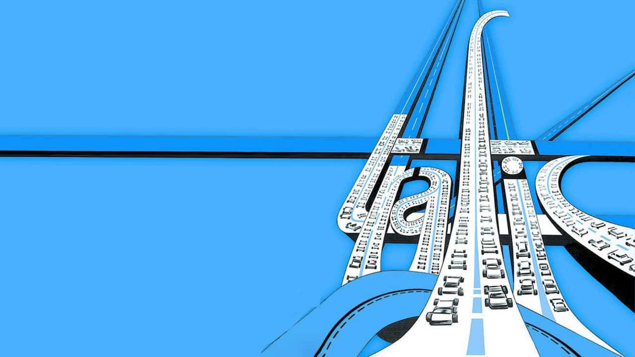 Trafic backdrop