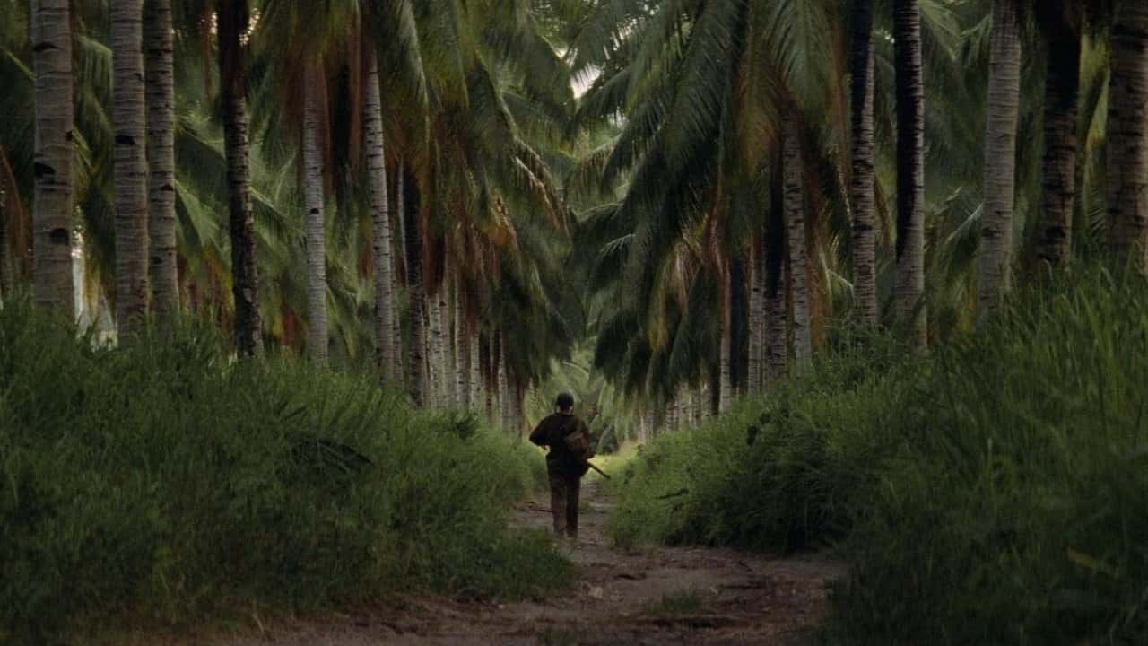 The Thin Red Line backdrop