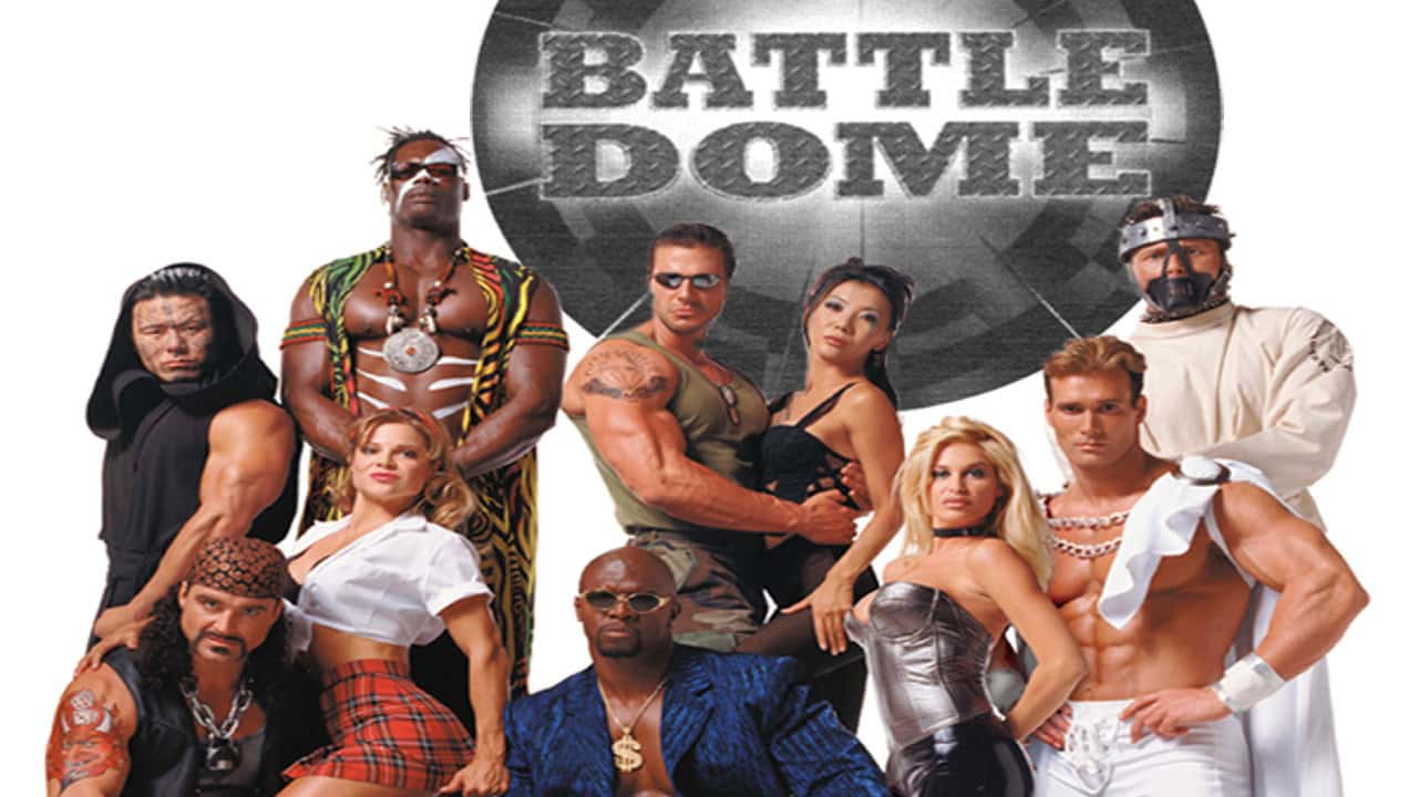 Battle Dome backdrop