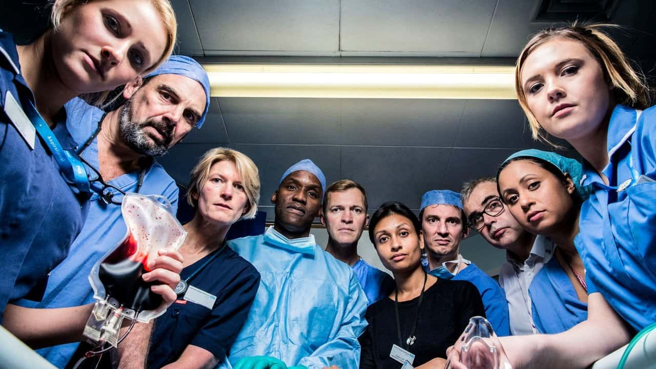 Hospital backdrop