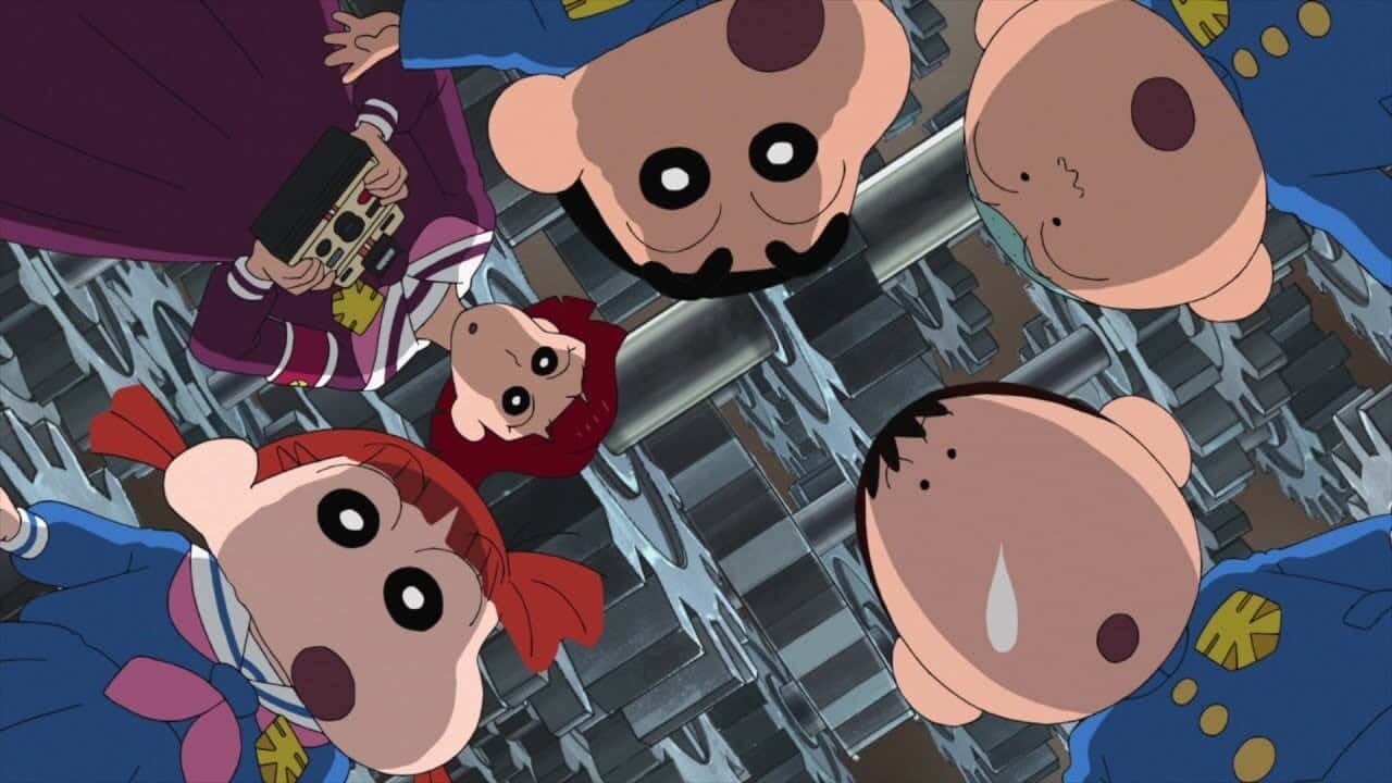Crayon Shin-chan: Shrouded in Mystery! The Flowers of Tenkazu Academy backdrop