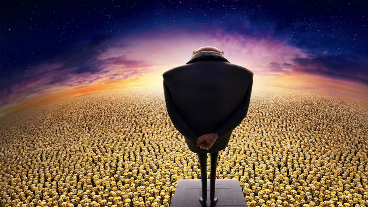 Despicable Me 2 backdrop