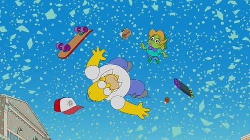 Homer's Adventures Through the Windshield Glass still
