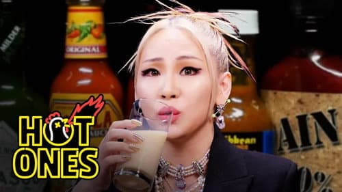 CL Gets Extra Spicy While Eating Spicy Wings still