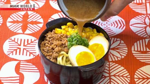 Miso Ramen Bento & Tonjiru (Pork Miso Soup) Bento still