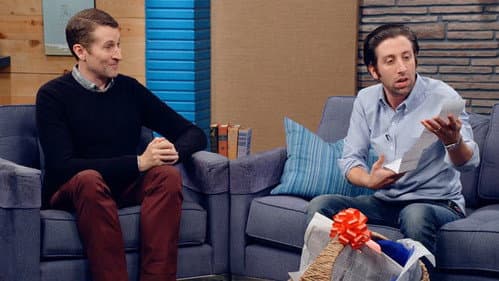 Simon Helberg wears a Sky Blue Button Down and Jeans still