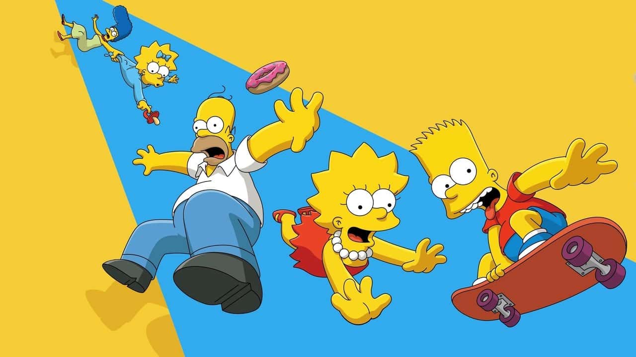 The Simpsons backdrop