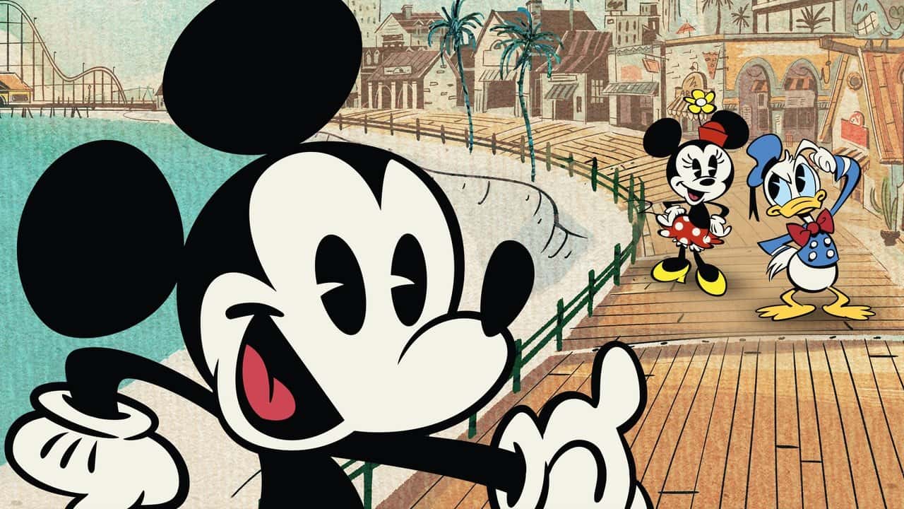 Mickey Mouse backdrop