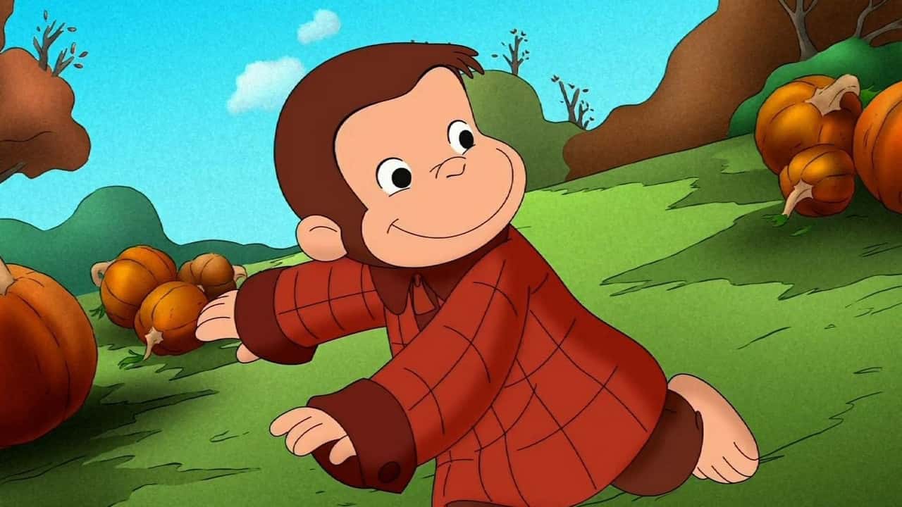 Curious George: A Halloween Boo Fest backdrop