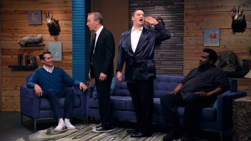 Craig Robinson Wears a Bordeaux Button Down & Dark Jeans still