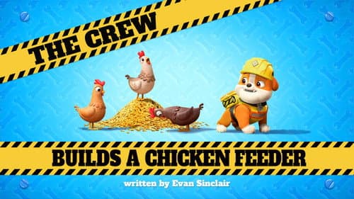 The Crew Builds a Chicken Feeder still