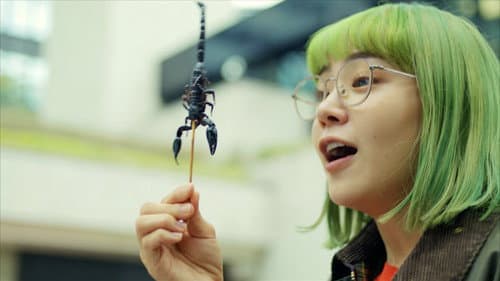 A Scorpion and Chinese Boiled Dumplings still