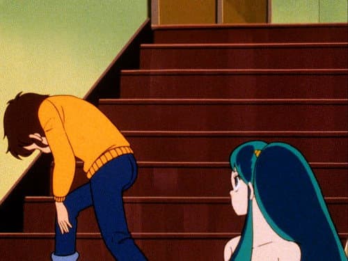 A Cat with a Grudge on the Stairs still
